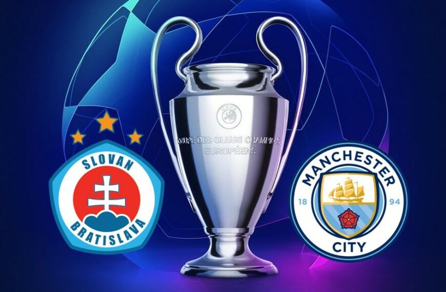 Soi kèo tỷ lệ cao Slovan Bratislava vs Manchester City 02/10