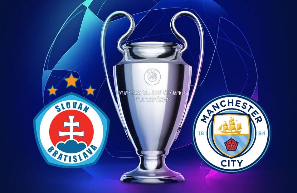 Soi kèo tỷ lệ cao Slovan Bratislava vs Manchester City 02/10